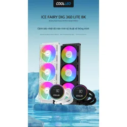 TẢN NHIỆT AIO CPU COOLLEO ICE FAIRY 360 DIG - Máy Tính Bàn Đắk Lắk