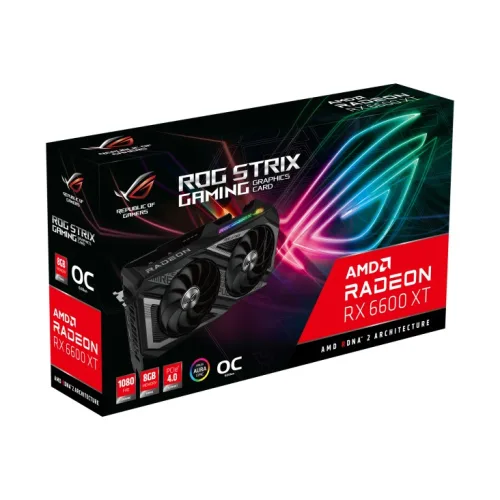 Card màn hình Asus ROG STRIX RX 6600 XT-O8G-GAMING LIKENEW