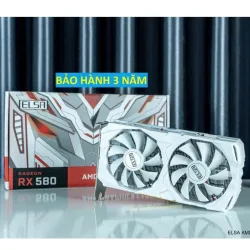 VGA Card đồ họa AMD Radeon RX580 8GB 256bit DDR5 Unika Trắng - Máy Tính Bàn Đắk Lắk