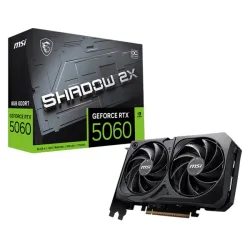 Card màn hình NVIDIA GeForce RTX 5060 MSI SHADOW 2X OC | 8GB GDDR7, 3840 CUDA, 550W - Máy Tính Bàn Đắk Lắk