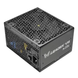 Nguồn Super Flower LEADEX VIII Platinum PRO 1200W ATX 3.1 PCIe 5.1 SF-1200F14SP(T)-WH | Fully Modular, Trắng - Máy Tính Bàn Đắk Lắk