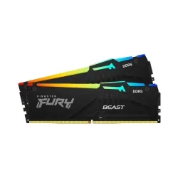RAM PC Kingston Fury Beast 64GB DDR5 Black | (2x32GB), 5600MHz, Intel/AMD KF556C40BB2K2-64 - Máy Tính Bàn Đắk Lắk