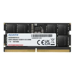 RAM Laptop ADATA 16GB DDR5 5600MHz SO-DIMM (AD5S560016G-S) | On-Die ECC, 262-Pin - Máy Tính Bàn Đắk Lắk