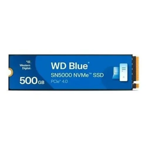 Ổ cứng SSD Western Digital Blue SN5000 500GB | PCIe Gen4 x4 NVMe, M.2 2280 (WDS500G4B0E)