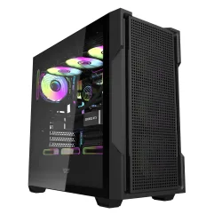 Thùng máy Case Darkflash DS900 Mesh ATX - Đen (Mặt lưới) - Máy Tính Bàn Đắk Lắk