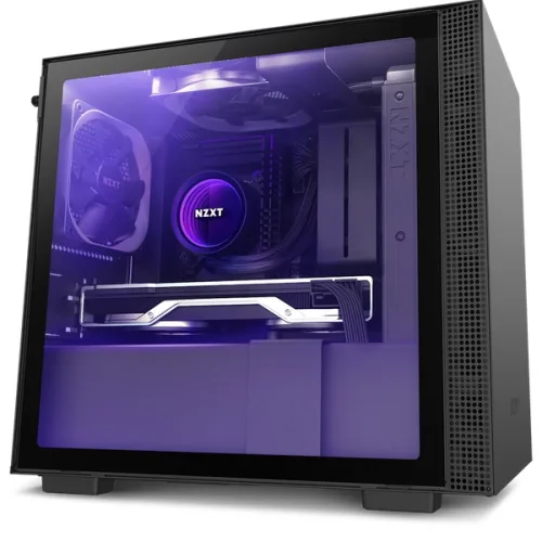 Thùng máy NZXT H210i - Đen đỏ | Mini ITX, nhập khẩu (CA-H210i-W1)