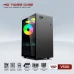 Thùng máy VSP ESPORT ROG ES1 Gaming (No Fan) (Trắng) - 2