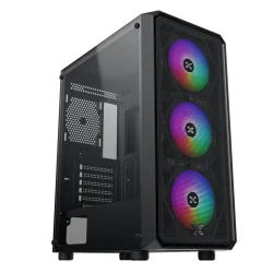 Thùng máy Xigmatek DUO X 3F ATX - Black - Máy Tính Bàn Đắk Lắk
