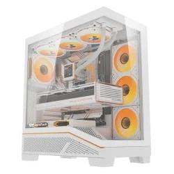 Thùng máy Darkflash K430 F-ATX (Mặt Kính) | ATX/M-ATX/Mini-ITX, Hỗ trợ VGA 425mm, AIO 360mm, Trắng - Máy Tính Bàn Đắk Lắk