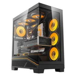 Thùng máy DarkFlash K430 F-ATX (Mặt Kính) | ATX/M-ATX/Mini-ITX, Hỗ trợ VGA 425mm, AIO 360mm, Đen - Máy Tính Bàn Đắk Lắk