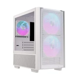 Thùng máy EINAREX PM150 RGB M-ATX | Kèm 3 Fan ARGB, Kính cường lực, Trắng - Máy Tính Bàn Đắk Lắk