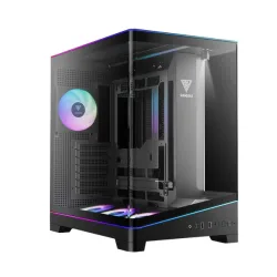 Thùng máy Gamdias Atlas P6 CG (Kèm sẵn 4 Fan ARGB) | F-ATX, Mid Tower, Kính cường lực, Đen - Máy Tính Bàn Đắk Lắk