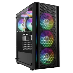 Thùng máy Gamdias Aura GC2 Elite ARGB F-ATX (Kèm Sẵn 4F ARGB) - Đen - Máy Tính Bàn Đắk Lắk