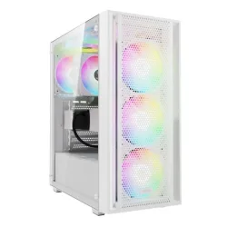 Thùng máy Gamdias Aura GC2 Elite ARGB F-ATX (Kèm Sẵn 4F ARGB) - Trắng - Máy Tính Bàn Đắk Lắk