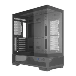 Thùng máy hồ cá E-DRA ECS1303H | Micro-ATX, Mặt kính cường lực, Hỗ trợ 5 Fan, Trắng - Máy Tính Bàn Đắk Lắk