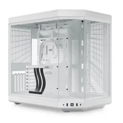 Thùng máy Hyte Y60 BlackCherry (CS-HYTE-Y60-BR) | Mid-Tower, Dual Chamber, Kèm sẵn Riser PCIe 4.0, Đen Đỏ - Máy Tính Bàn Đắk Lắk