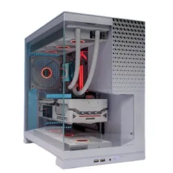 Thùng máy Leopard AX-1 ATX (Không Kèm Fan) - Trắng - Máy Tính Bàn Đắk Lắk