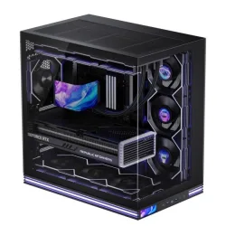 Thùng máy Leopard AX-2 | ATX, Màn hình LCD, ARGB, Không kèm fan, Đen - Máy Tính Bàn Đắk Lắk