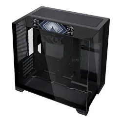 Thùng máy Lian Li O11 Vision M Digital (LCD 9.2 inch) (Không Kèm Fan) (CASELLO11VMDX) | M-ATX/ITX, LCD 9.2 inch, VGA 410mm, Đen - Máy Tính Bàn Đắk Lắk