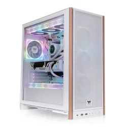 Thùng máy Thermaltake S370 WS Mid Tower (CA-11J-00M6WN-00) | Mid Tower, Sẵn 4 Fan không Led, Trắng - Máy Tính Bàn Đắk Lắk