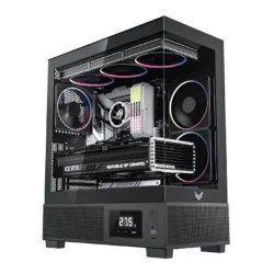 Thùng máy VSP X3 Pro Gamer Edition Monitor - Đen, không kèm fan - Máy Tính Bàn Đắk Lắk