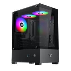 Thùng máy Xigmatek View III 3F | M-ATX/Mini-ITX, 2 Mặt Kính Cường Lực, Đen - Máy Tính Bàn Đắk Lắk