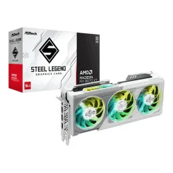 Card màn hình AMD Radeon RX 9070 XT ASRock Steel Legend | 16GB GDDR6, 4096 SP, 800W - Máy Tính Bàn Đắk Lắk