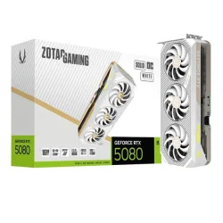 Card màn hình NVIDIA GeForce RTX 5080 ZOTAC SOLID White Edition OC | 16GB GDDR7, 10752 CUDA, 850W - Máy Tính Bàn Đắk Lắk