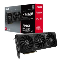 Card màn hình AMD Radeon RX 9070 XT ASUS Prime OC | 16GB GDDR6, 4096 SP, 750W - Máy Tính Bàn Đắk Lắk