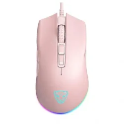 Chuột gaming Motospeed V70 RGB | 12000 DPI, 135g, RGB, Hồng - Máy Tính Bàn Đắk Lắk