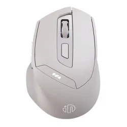 Chuột văn phòng INPHIC DR6 Chính Hãng | Wireless, Bluetooth, 2400 DPI, 84g, Trắng Xám - Máy Tính Bàn Đắk Lắk