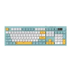 Bàn Phím Giả Cơ Không Dây VSP VK05 Plus| 3 Mode, Min-White-Yellow (KM04-VK05PL0164) - Máy Tính Bàn Đắk Lắk