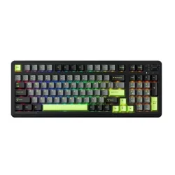 Bàn phím cơ không dây Gaming NewFF JK750 Black | 3 Mode, RGB, Pin 4000mAh, Switch Transparent PC, Đen - Máy Tính Bàn Đắk Lắk