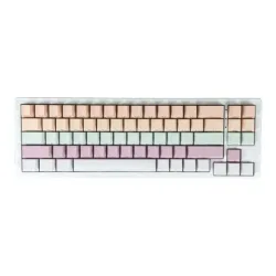 Bàn phím cơ XinMeng M71RGB White Pink | 71 phím, 3 Mode, vỏ nhôm, RGB, Hot-swap - Máy Tính Bàn Đắk Lắk
