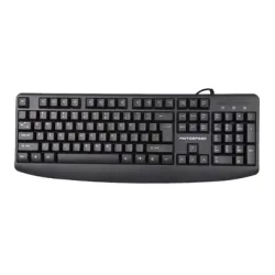 Bàn phím văn phòng Motospeed K103 | Membrane, 104 phím, USB, màu đen - Máy Tính Bàn Đắk Lắk