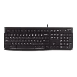 Bàn phím văn phòng Logitech K120 | Membrane, Full-size, USB, màu đen - Máy Tính Bàn Đắk Lắk
