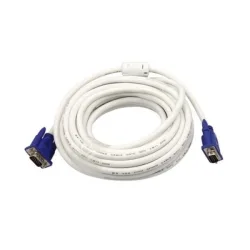 Cáp vga trắng 1.5m – 2 đầu xanh loại tốt - Máy Tính Bàn Đắk Lắk