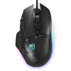 Chuột gaming Royal Kludge RM502 Black | USB có dây, 4000 DPI, 120g, RGB - Máy Tính Bàn Đắk Lắk