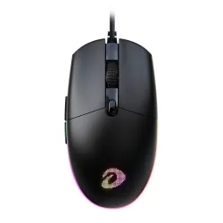 Chuột gaming DareU EM911 | Có dây, 6000 DPI, 100g, RGB, Đen - Máy Tính Bàn Đắk Lắk