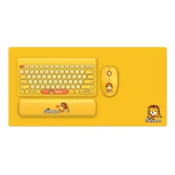 Combo phím chuột văn phòng FD LK586 | Wireless, Mini, Yellow - Máy Tính Bàn Đắk Lắk