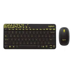 Combo bàn phím chuột không dây Logitech MK240 | 2.4GHz, Compact, màu đen - Máy Tính Bàn Đắk Lắk