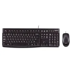 Combo phím chuột văn phòng Logitech MK120 | Có dây, Fullsize, Black - Máy Tính Bàn Đắk Lắk