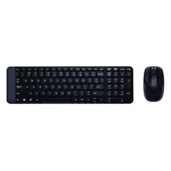 Combo bàn phím chuột không dây Logitech MK220 | 2.4GHz, màu đen - Máy Tính Bàn Đắk Lắk