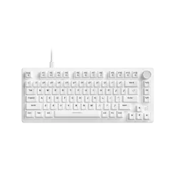 Bàn phím cơ DareU EK75 Full White | 75%, 80 phím, Dream Linear, LED trắng, USB-C - Máy Tính Bàn Đắk Lắk