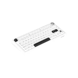 Bàn phím cơ DareU Flex 75 White Black | 75%, Tri-mode, Pegasus Switch, RGB, Gasket Mount - Máy Tính Bàn Đắk Lắk