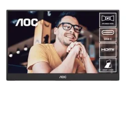 Màn hình Di động AOC 16T20 | 15.6 inch, FHD, 60Hz, IPS, Foldable Smart Cover - Máy Tính Bàn Đắk Lắk