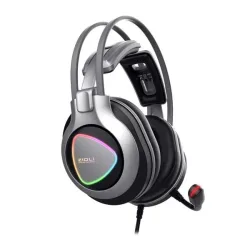 Tai nghe Gaming Zidli ZH-A10 | Có dây, Over-ear, RGB, Xám - Đen - Máy Tính Bàn Đắk Lắk