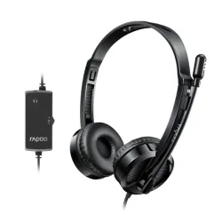 Tai nghe Rapoo H120 Stereo | Có dây, On-ear, Đen - Máy Tính Bàn Đắk Lắk
