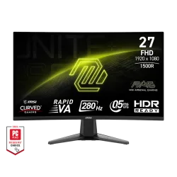 Màn hình gaming MSI MAG 276CXF | 27 inch, FHD, Rapid VA, 280Hz, 0.5ms, cong cũ bảo hành 6 tháng - Máy Tính Bàn Đắk Lắk