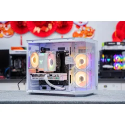 PC AMD GAMING PRO Ryzen 7 7700-RTX 5070 12GB OC WHITE-RAM DDR5 16GB-SSD M2 NVMe Gen3x4-Nguồn 750W-Tản nhiệt tháp đôi - Máy Tính Bàn Đắk Lắk